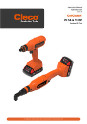 Cleco Tools CellClutch CLBA Manual De Instrucciones