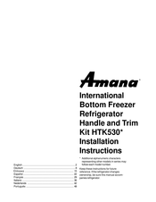 Amana HTK530LS Instrucciones De Instalación