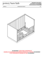 Pottery Barn Kids PW MODERNIST Instrucciones De Ensamblaje