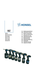 Honsel BZ 122A Guía De Instrucciones