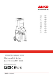 AL-KO MH 2800 Instrucciones De Uso