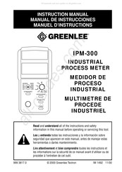 Greenlee IPM-300 Manual De Instrucciones