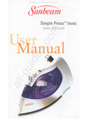 Sunbeam Simple Press 3040 Manual Del Usuario