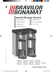 BRAVILOR BONAMAT Thermal Brewer Aurora Instrucciones De Uso
