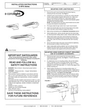 e-conolight E-WFS Serie Instrucciones De Instalación