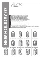 Novellini NEW HOLIDAY R115 Manual De Instalación, Uso Y Mantenimiento