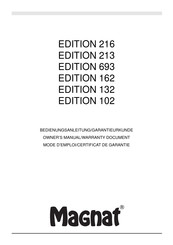 Magnat EDITION 132 Manual Del Propietario Y Garantía