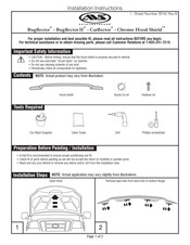 AVS Chrome Hood Shield Instrucciones De Instalación