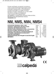 Calpeda NM Instrucciones Originales De Uso