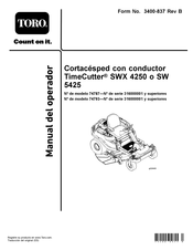 Toro TimeCutter SW 5425 Manual Del Operador