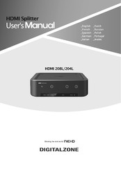 DigitalZone HDMI 204L Manual Del Usuario