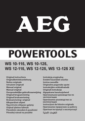 AEG WS 10-115 Manual Original