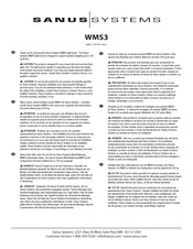 Sanus Systems WMS3 Manual Del Usuario