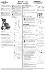 Briggs & Stratton 2550 MAX PSI / 2.3 MAX GPM Guía Rápida De Inicio