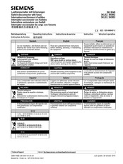 Siemens 3KL52 Manual De Instrucciones