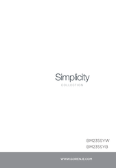 Simplicity BM235SYB Instrucciones De Uso