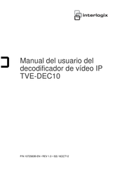 Interlogix TVE-DEC10 Manual Del Usuario