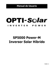 opti-solar SP5000 Manual Del Usuario