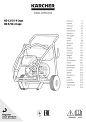 Kärcher HD 13/35-4 Cage Manual Del Usuario