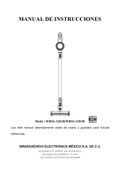 WINIA WRSG-22D1R Manual De Instrucciones