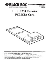 Black Box IEEE 1394 Manual Del Usuario