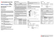 Mitsubishi Electric MR-E Super Manual De Instrucciones