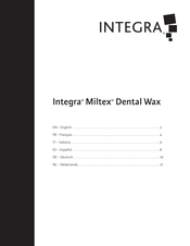 Integra Miltex Manual De Instrucciones