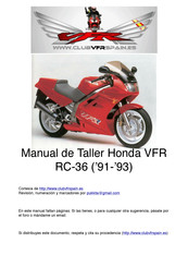 Honda VFR RC-36 Manual De Taller