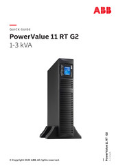 ABB PowerValue 11 RT G2 Guía De Inicio