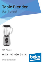 Beko TBN 7802 X Manual Del Usuario