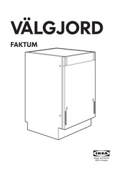 IKEA VÄLGJORD FAKTUM Manual Del Usuario