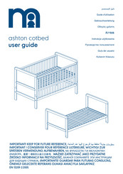 mothercare ashton cotbed Guia Del Usuario