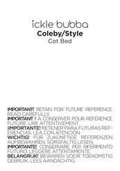 Ickle Bubba Coleby Manual De Instrucciones