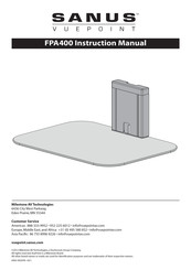 SANUS VuePoint FPA400 Manual De Instrucciones