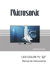 Microsonic LED32LE3229 Manual De Instrucciones