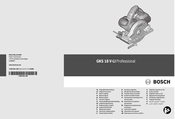 Bosch GKS 18 V-LI Manual Original