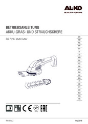 AL-KO GS 7,2 Li Instrucciones De Uso