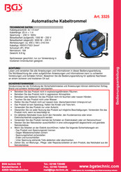 BGS technic 3325 Manual De Instrucciones