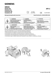 Siemens SIRIUS S2 Instrucciones De Montaje
