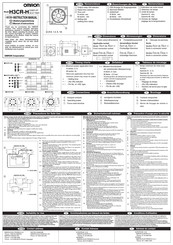 Omron H3CR-F Manual De Instrucciones