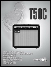 Sunn T50C Instrucciones De Funcionamiento