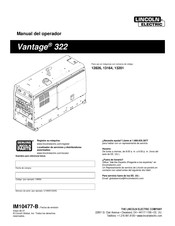 Lincoln Electric Vantage 322 Manual Del Operador