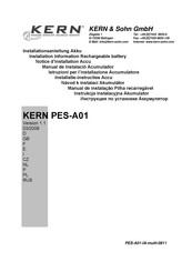 KERN PES-A01 Manual De Instalación