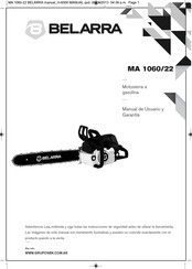 Belarra MA 1060/22 Manual De Usuario