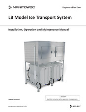 Welbilt Manitowoc LBCS1360 Manual De Instalación Y Operación