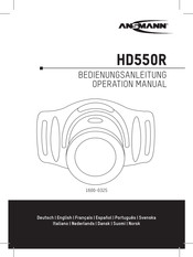 ANSMANN HD550R Manual Del Operador