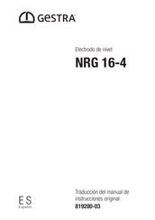 GESTRA NRG 16-4 Traducción Del Manual De Instrucciones Original