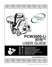 Portable Winch PCW3000-Li Instrucciones De Operación