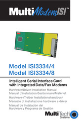 MultiModem ISI3335/4 Manual De Instalación