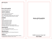 Ravpower RP-PC079 Guia Del Usuario